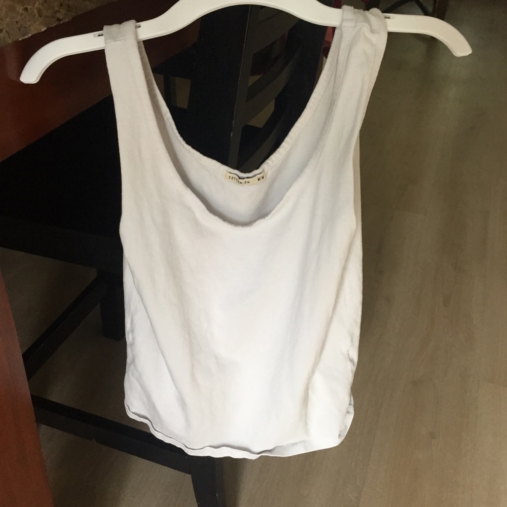 White tank top